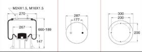 Firestone W01M589910 - Fuelle Suspension RENAULT