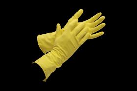 Cofan 1100001865 - GUANTE LATEX AMARILLO FLOCADO T 6