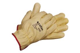 Cofan 1100008810 - GUANTES PIEL VACUNO AMARILLO T-10