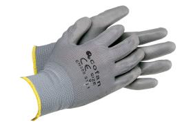 Cofan 110001248 - Guantes Soporte de Nylon Impregnados Gris (100% Nylon)