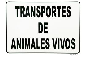 Cofan 199018 - SEÑAL DE TRANSPORTE DE ANIMALES VIVOS