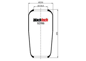 Black Tech RL92996 - Fuelle Suspension IVECO / MAN