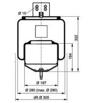 Firestone W01M588472 - Fuelle Suspension VOLVO FH / FM