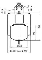 Firestone W01M588473 - Fuelle Suspension VOLVO