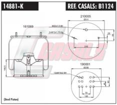 CASALS B1124 - BOTELLA BPW 36K ACERO