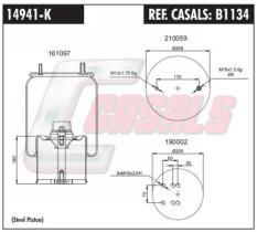 CASALS B1134 - SUSPENSION NEUMATICA BPW 941-K