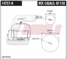 CASALS B1158 - SUS.NEUMATICA MERCEDES 4757 NP01