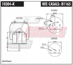 CASALS B1165 - BOTELLA SUS.NEUMATICA SCANIA