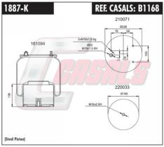 CASALS B1168 - SUS.NEUMATICA DAF