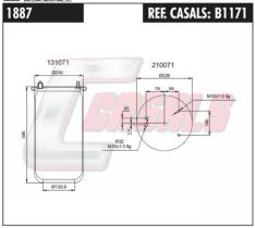 CASALS B1171 - SUS.NEUMATICA FRUEHAUF SEMI