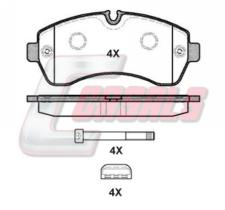 CASALS BKM121 - KIT PASTILLAS DE FRENO WVA 29200