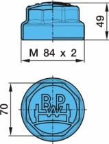 BPW 0321222040 - TAPACUBO               M84X2/1,7