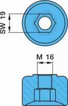 BPW 0326602020 - TUERCA      M16 SW-INNEN=19  CILINDRICA