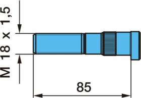 BPW 0329601211 - PERNO DE RUEDA M18X1,5X85 D=20,4X24,5/13  DAC