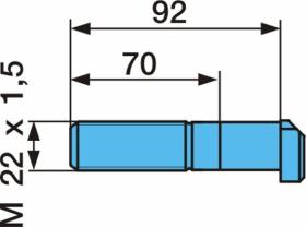 BPW 0329633081 - PERNO DE RUEDA M22X1,5X_92 DAC 10.9 PASS-BO13