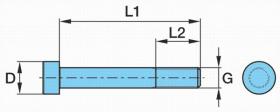 BPW 0334102050 - TORNILLO           M16X150/30   8.8