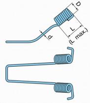 BPW 0339733130 - MUELLE TENSOR  OJO SN420/360          (Ø3,2)