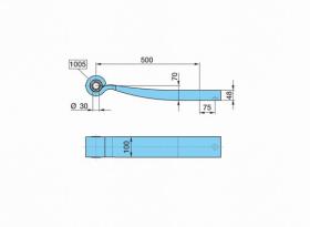 BPW 0508213850 - BALLESTA SUSP.. NEUM.SL- 500/---+---     SGS1X48 H= 48