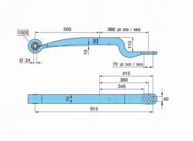 BPW 0508213882 - BALLESTA SUSP. NEUM.72ALM 500/380     K110SGS1X56 H_56