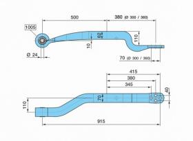 BPW 0508213922 - BALLESTA SUSP. NEUM.72ALM 500/3803D110K110SGS1X62 H_62