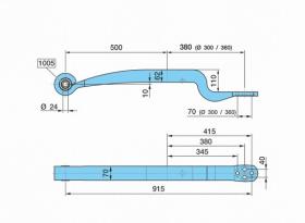 BPW 0508213952 - BALLESTA SUSP. NEUM.72ALM 500/380     K110SGS1X62 H_62