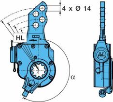 BPW 0517482963 - PALANCA DE FRENO AUTOMÁTICA -2 210G KH 120-165