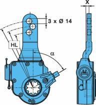 BPW 0517488693 - PALANCA DE FRENO AUTOMÁTICA-0  60G LLH150-180         GK-9 (