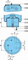 BPW 0542941590 - DIAPRES COMPLETO 360-1 X 610 X=120 V=90