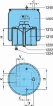 BPW 0542943450 - DIAPRÉS COMPLETO 360-1---  -4580    WW G180