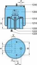 BPW 0542943480 - DIAPRÉS COMPLETO 360  ---  055--    WW G180