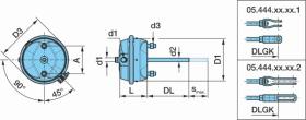 BPW 0544416010 - CILINDRO DE FRENO BPW DE MEMBRANA PARA FRENO DE TAMBOR30"/__