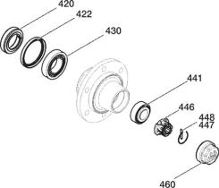 BPW 0980107850 - KIT DE RODAMIENTOS NM 5,5