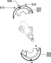 BPW 9900000101 - CONJUNTO CHAPA PROTECTORAS DE FRENO NR. RD127       SN3015-H