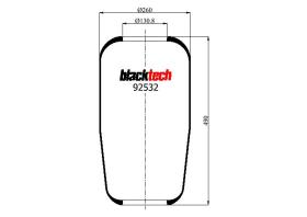 Black Tech RL92532 - Fuelle Suspension VOLVO