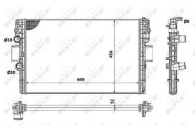 NRF 58361 - RADIATOR