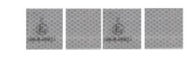 Adaico 7202066 - Cinta reflectante señalización Lona Rollo 50 m x 5.5 mm