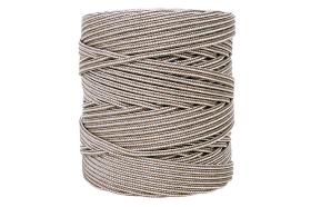Cofan 08101101 - BOBINA CORDON TRENZADO POLI 5MM 200 M BCO/MARRON