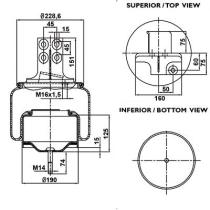 Firestone W01M588661 - Fuelle Suspension IVECO STRALIS