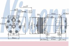 Nissens 89079 - Compresor aire acondicionado RENAULT VI PREMIUM 00-