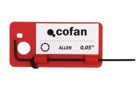 Cofan 09508504 - LLAVE ALLEN PULGADAS M- 3/32"