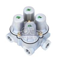 Diesel Technic 244043 - Válvula de protección de 4 circuitos