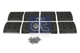 DT 491133 - Juego de forros de freno de tambor