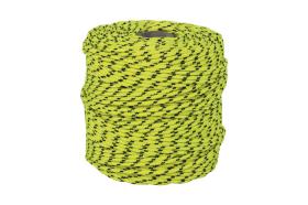 Cofan 08101151 - CORDÓN TRENZADO HIPPIE AMARILLO/NEGRO 3 MM X 100 M