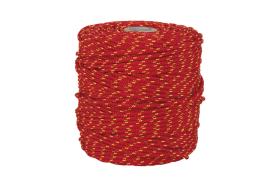 Cofan 08101152 - CORDÓN TRENZADO HIPPIE ROJO/AMARILLO 3MM X 100 M