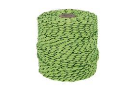 Cofan 08101153 - CORDÓN TRENZADO HIPPIE VERDE/NEGRO 3MM X 100 M