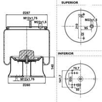 Black Tech RML71901C - FUELLE MERCEDES AD 1D28A13