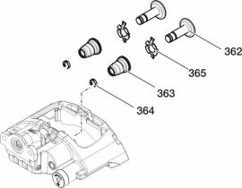 BPW 0980107631 - KIT DE REPARACION PARA PIEZA DE APRIETE TSB 3709/4309/4312