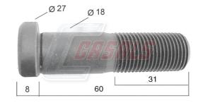 CASALS 21526 - PERNO MERCEDES LARGO 60MM