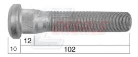 CASALS 21539 - PERNO SCANIA LARGO 102MM