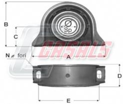 CASALS ST22 - SOPORTE TRANSMISION 55X36X73X194